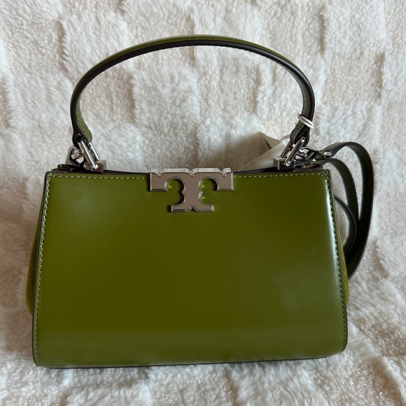 NWT! RARE! Tory Burch Mini Eleanor Top Handle Satchel in Matcha Green 154816 - Picture 5 of 8